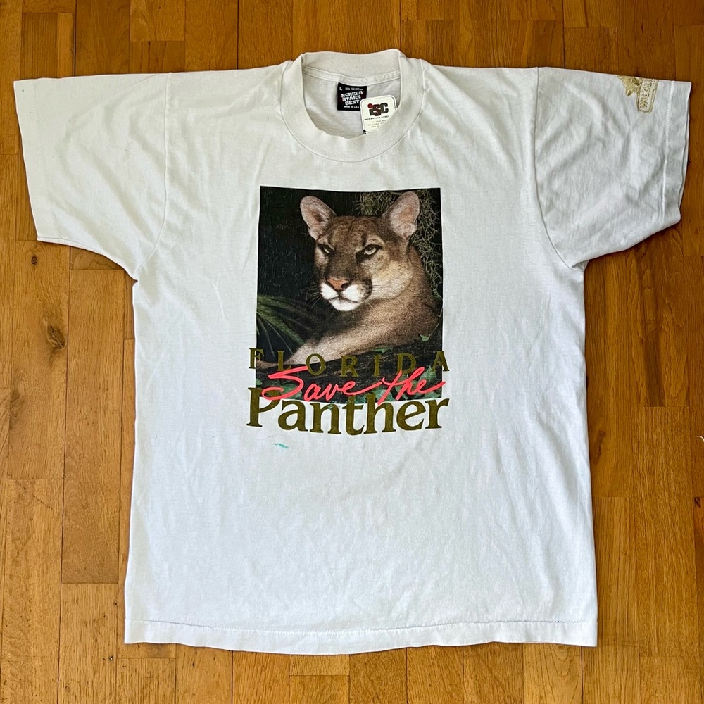 1990s Vintage Florida Panthers Shirt L